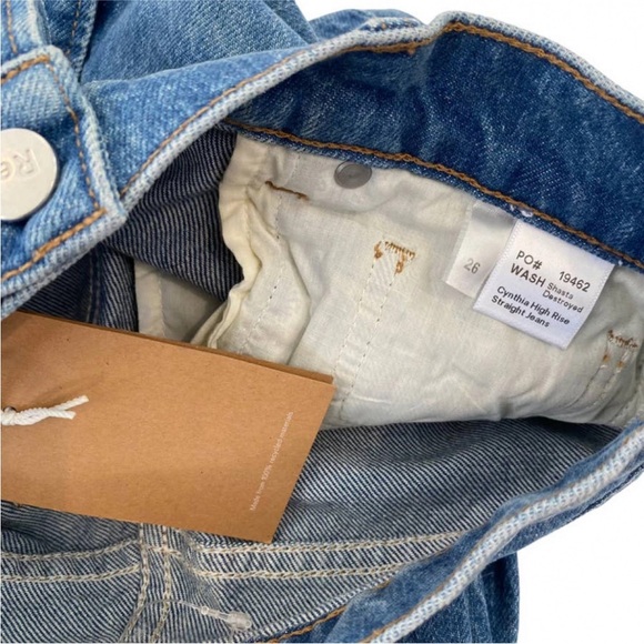 Reformation Straight Jeans,Size 26 - Picture 5 of 5